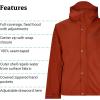 imageMARMOT Mens Cascade Durable ampamp Waterproof Rain JacketPecan