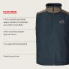 imageMARMOT Mens Wanderer High Pile Fleece VestThunderheadClaystone