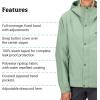 imageMARMOT Womens Cascade Durable ampamp Waterproof Rain JacketAgate Green