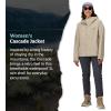 imageMARMOT Womens Cascade Durable ampamp Waterproof Rain JacketShale Grey