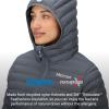 imageMARMOT Womens Echo Featherless Hoody  Lightweight DownAlternative Puffer Jacket with HoodSteel Onyx