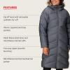 imageMARMOT womens Womens Montreaux Full Length Down Puffer CoatSteel Onyx