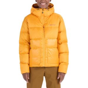 imageMARMOT womens Womens Guides Down Puffer Jacket With Hood 700fill InsulatedGolden Sun