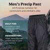 imageMARMOT Mens Precip Eco Rain Lightweight Waterproof Packable Hiking Pants Made with Recycled MaterialsJet Black