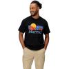 imageMARMOT Mens Coastal ShortSleeve TShirt  Screen Printed Graphic on Soft Breathable EcoFriendly CottonPoly BlendBlack