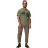imageMARMOT Mens Coastal ShortSleeve TShirt  Screen Printed Graphic on Soft Breathable EcoFriendly CottonPoly BlendOlive Grove