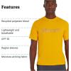 imageMARMOT Mens Windridge MoistureWicking EcoFriendly Breathable UPF Short Sleeve ShirtGolden Sun