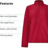 imageMARMOT Womens Rocklin 12 Zip Jacket  Classic Warm Lightweight 100Weight Fleece LayerRed Mulberry