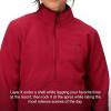imageMARMOT Womens Rocklin 12 Zip Jacket  Classic Warm Lightweight 100Weight Fleece LayerRed Mulberry