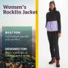 imageMARMOT Womens Rocklin Full Zip Fleece JacketBlackPaisley