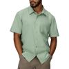 imageMARMOT Mens AirExchange UPF 40 Short Sleeve Shirt  Lightweight Breathable QuickDry Agate Green XLarge