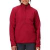 imageMARMOT Womens Rocklin 12 Zip Jacket  Classic Warm Lightweight 100Weight Fleece LayerRed Mulberry