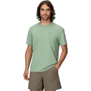 imageMARMOT Mens Air Exchange UPF 50 Short Sleeve Crew Neck ShirtAgate Green