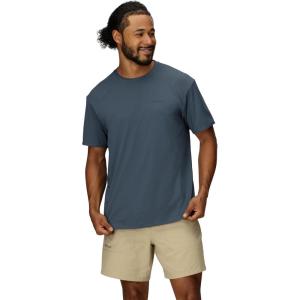 imageMARMOT Mens Air Exchange UPF 50 Short Sleeve Crew Neck ShirtThunderhead
