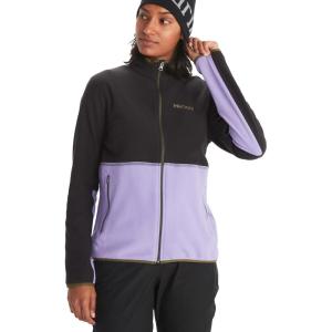 imageMARMOT Womens Rocklin Full Zip Fleece JacketBlackPaisley