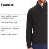 imageMARMOT Mens Rocklin 12 Zip Jacket  Classic Warm Lightweight 100Weight Fleece LayerBlack