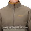 imageMARMOT Mens Rocklin 12 Zip Jacket  Classic Warm Lightweight 100Weight Fleece LayerClaystoneShale Grey