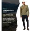 imageMARMOT Mens Rocklin FullZip Jacket  Classic Warm Lightweight 100Weight Fleece LayerOlive Grove