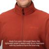 imageMARMOT Mens Rocklin FullZip Jacket  Classic Warm Lightweight 100Weight Fleece LayerPecan