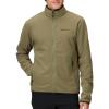 imageMARMOT Mens Rocklin FullZip Jacket  Classic Warm Lightweight 100Weight Fleece LayerOlive Grove