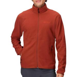imageMARMOT Mens Rocklin FullZip Jacket  Classic Warm Lightweight 100Weight Fleece LayerPecan