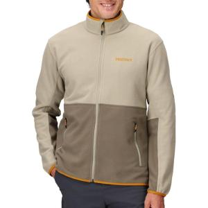 imageMARMOT Mens Rocklin FullZip Jacket  Classic Warm Lightweight 100Weight Fleece LayerShale GreyClaystone