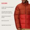 imageMARMOT mens Guides Down Jacket Down Filled Water ResistantPecanSumac