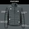 imageMARMOT Mens Zeus Jacket  700Fill Insulated WaterResistant Lightweight PufferDark Spruce