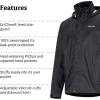 imageMARMOT Mens Precip Eco Waterproof Rain Jacket  100 Recycled Breathable Lightweight Packable RaincoatBlack  Latest Collection