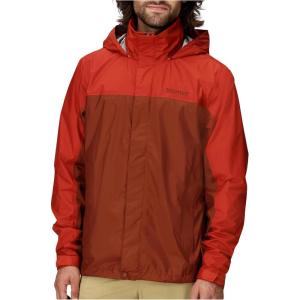 imageMARMOT Mens Precip Eco Waterproof Rain Jacket  100 Recycled Breathable Lightweight Packable RaincoatPecanSumac  Latest Collection
