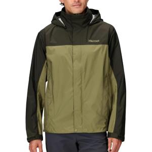 imageMARMOT Mens Precip Eco Waterproof Rain Jacket  100 Recycled Breathable Lightweight Packable RaincoatRosin GreenOlive Grove