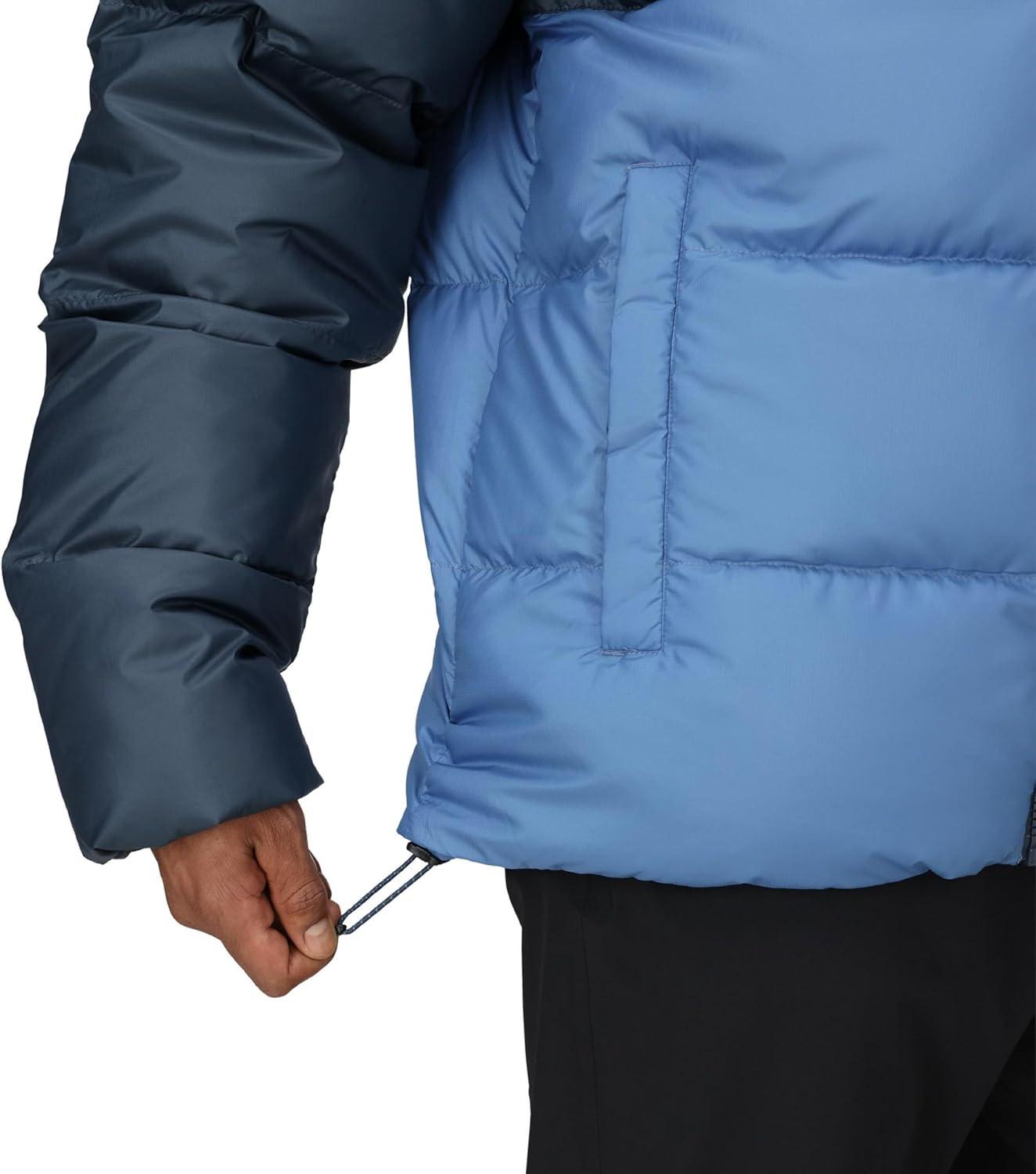 imageMARMOT mens Guides Down Hoody  Down Filled Water Resistant Puffer Jacket With HoodThunderheadRain Cloud